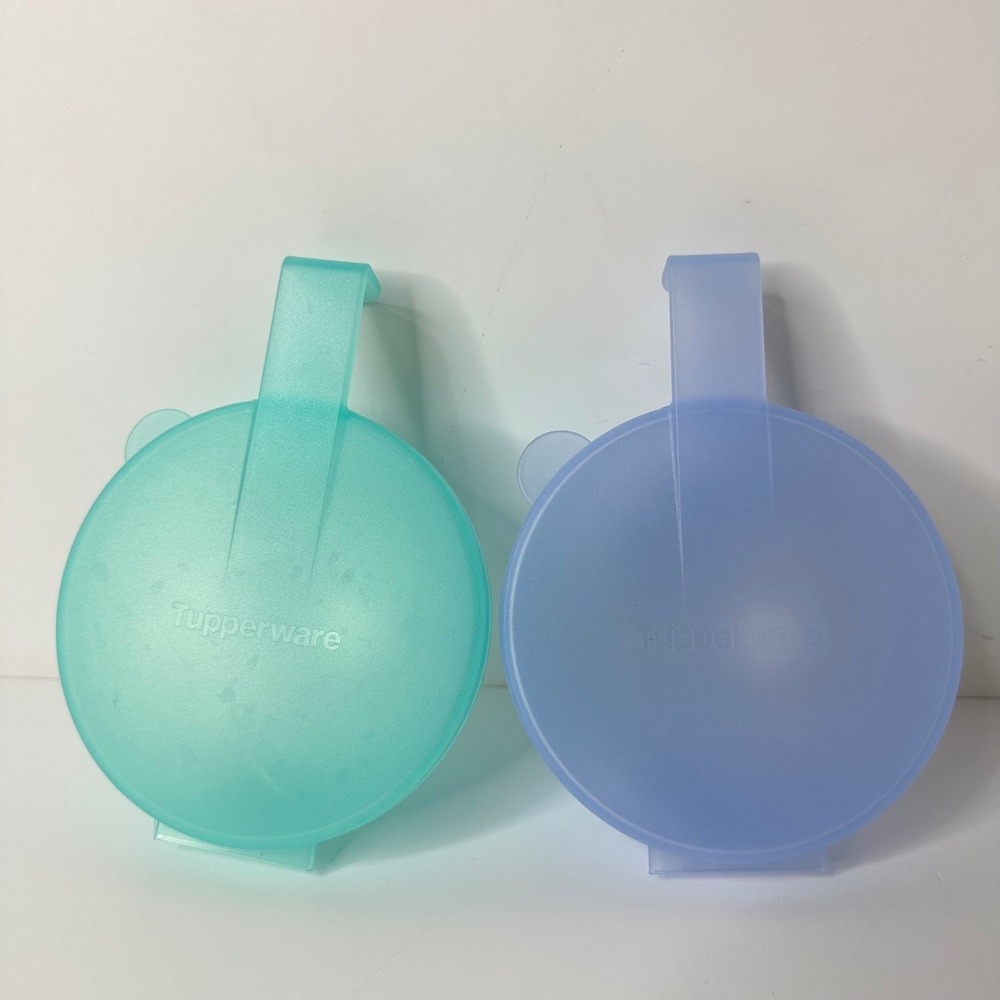 2 Tupperware Forget Me Not Hanging Bowls Storage Containers Onion Tomato Citrus